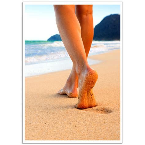 Barefoot on the Beach | Photographic Poster | Just Posters