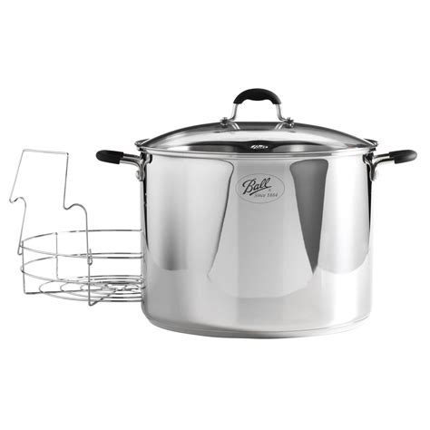 Ball 21 Quart Stainless Steel Waterbath Canner With Rack