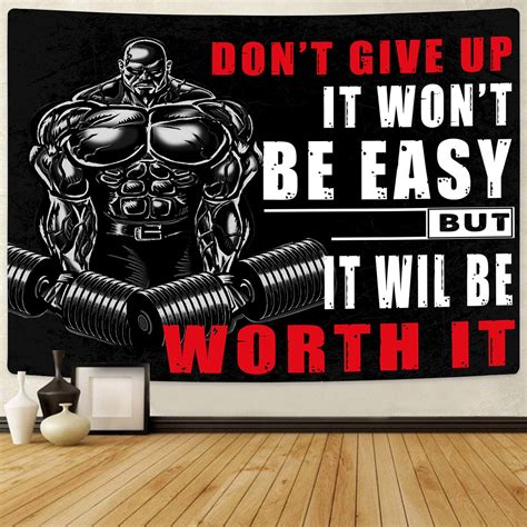 Motivational Gym Flags & Banners for Home Gyms - Inspire Your Workouts ...