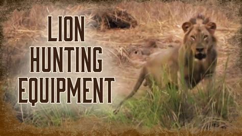 Equipment Needed for Lion Hunting | 3 - YouTube