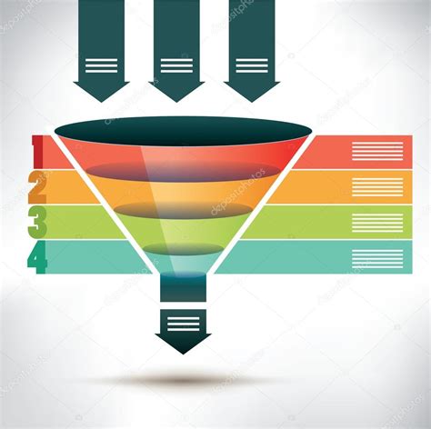 Funnel flow chart template Stock Vector Image by ©levente #65355471