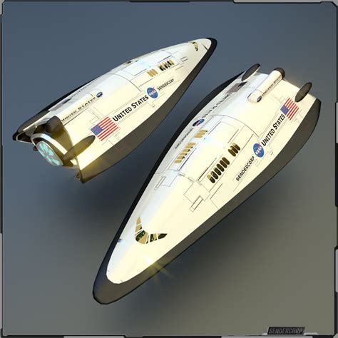 3d concept space shuttle