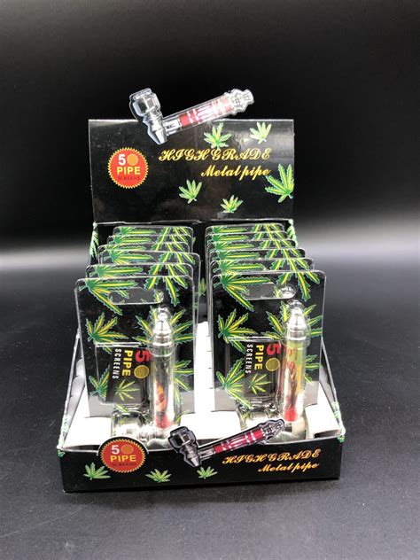 METAL PIPE WITH SCREEN – SMALL – YEG Distributors