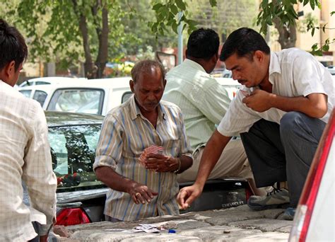 Stock Pictures: People gambling on the street