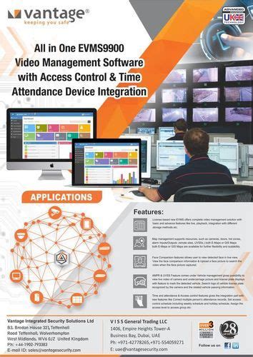 Evms9900 Video Management Software With Access Control And Time ...