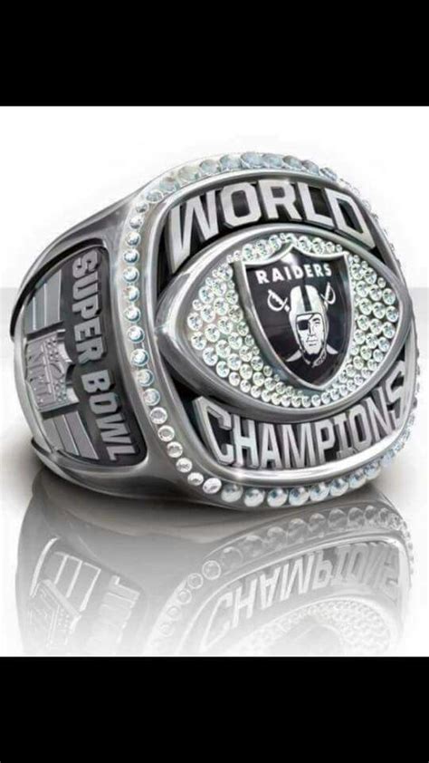 Go Raiders | Super bowl rings, Raiders football, Oakland raiders football