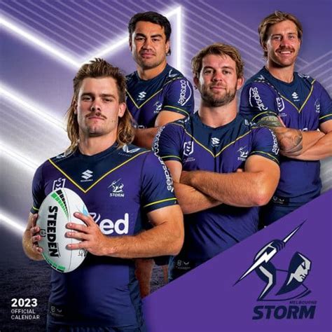 Melbourne Storm 2023 NRL Team Wall Calendar | SavvySupporter