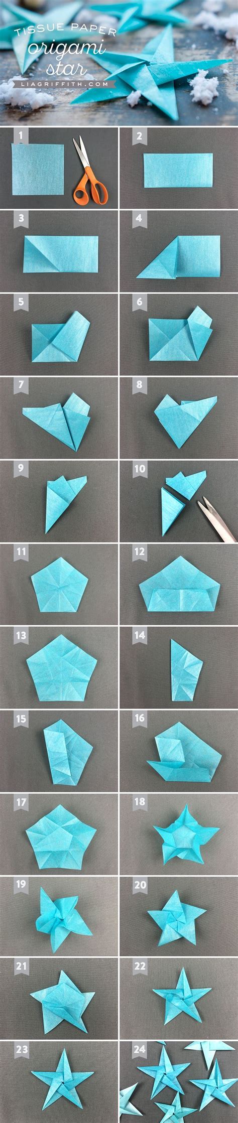 origamipaperstar_tutorial Más Origami Diy, Paper Crafts Origami ...