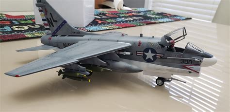 A-7A Corsair II -- Plastic Model Airplane Kit -- 1/48 Scale -- #85-5484 pictures by ...