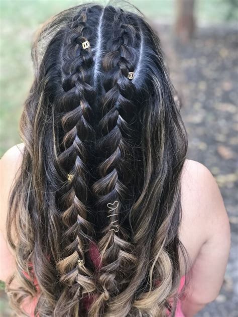 A million birthday wishes, and braids of course🍾🎈⚜️ #desithediva #hairbraids #twobraids # ...