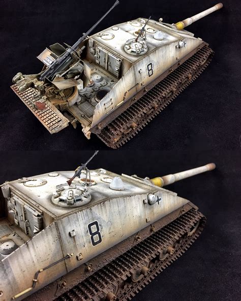 My 1/35 Trumpeter Jagdpanzer E100 Krokodil, modified | Model tanks, Tank destroyer, Tank warfare