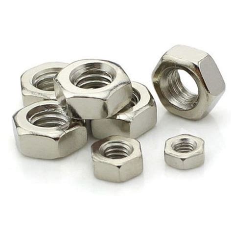 M3 (3mm) Hex Nut White by IndiaLocalShop and Omrook