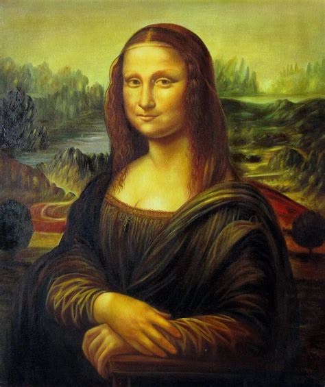 20x24 inches Mona Lisa stretched Oil Painting Canvas Art Wall Decor modern03D - Paintings