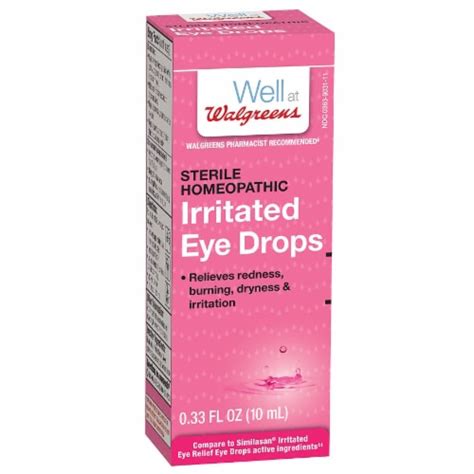 Walgreens Irritated Eye Drops, 0.33 fl oz - Kroger