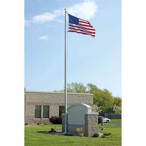 AFEX 30FT COMMERCIAL EXTERNAL HALYARD FLAGPOLE | Allegiance Flag Company