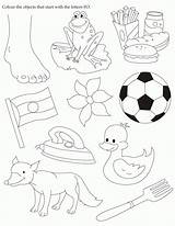 Common Objects Coloring Page Pages sketch template