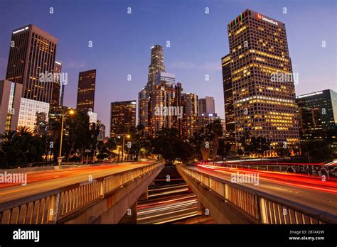 Los Angeles Skyline, California, USA Stock Photo - Alamy