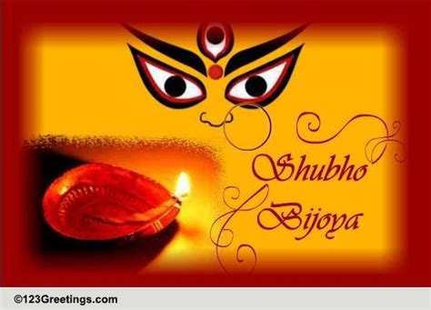 A Wish To Say, Shubho Bijoya. Free Shubho Bijoya eCards, Greeting Cards | 123 Greetings