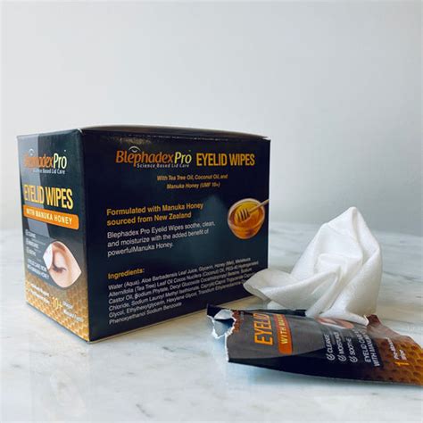 Blephadex Pro Eyelid Wipes with Manuka Honey – DRYEYEKIT