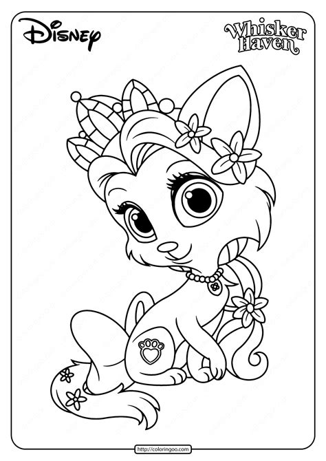 Disney Palace Pets Coloring Pages Printable Coloring Pages