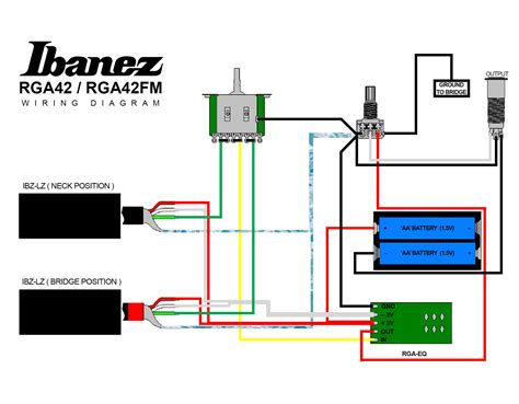 Wiring Diagram for Ibanez RGA 42 / RGA 42 FM : r/Ibanez