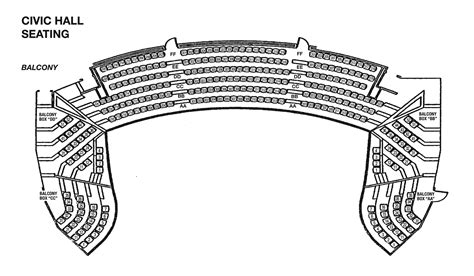 Seating | Civic Hall Performing Arts Center