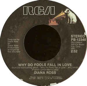 Diana Ross - Why Do Fools Fall In Love (Vinyl, 7", 45 RPM) | Discogs