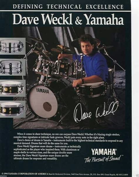 Dave Weckl 1994 Yamaha Drums, Idol, Drum Sets, Drummer, Groove, Dave ...