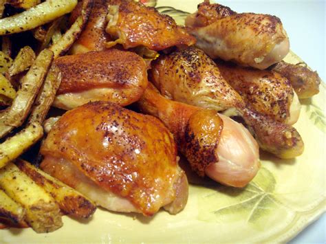 Crispy Baked Chicken Leg Quarters (Very Easy, One Dish) Recipe - Food ...