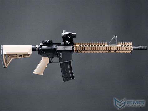 EMG / Daniel Defense Licensed M4A1 SOPMOD Block II Gas Blowback Airsoft Rifle (Model: Two-Tone ...