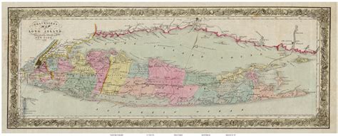 Old Maps of Long Island, New York