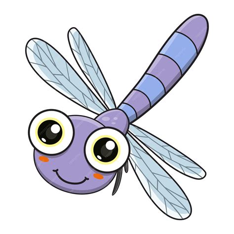 Cute Dragonfly Cartoon