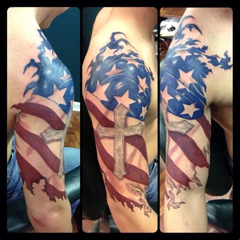 Vanh's Tattoo Studio photos | Half sleeve tattoo, Patriotic tattoos ...