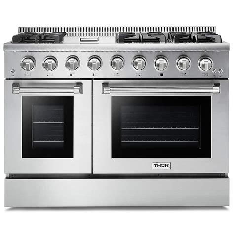 Questions and Answers: Thor Kitchen 6.7cu ft Freestanding Double Oven Convection Gas Range ...