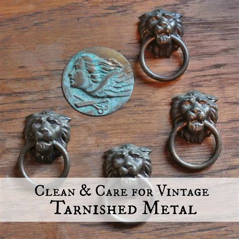 How to Clean & Care for Antiques: Tarnished Metal - Adirondack Girl @ Heart