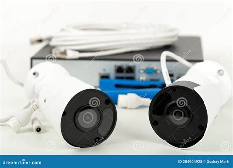 Security camera setup stock photo. Image of precaution - 204904928