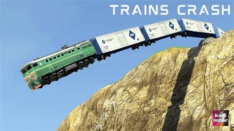 Train Crashes #2 BeamNG Drive #beamngdrive #beamng #trainaccident - YouTube