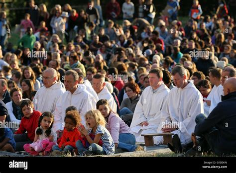 Taize ecumenical community. Gathering for a New Solidarity. Taize. France Stock Photo - Alamy