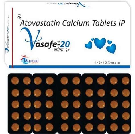 Atorvastatin Calcium Tablets IP, Packaging Type: Box, Rs 135 /tablet | ID: 20544789055