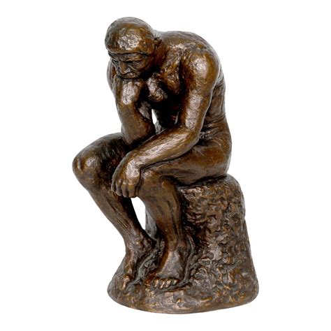 Austin Productions, After Rodin, "The Thinker", Bronze Sculpture | Chairish