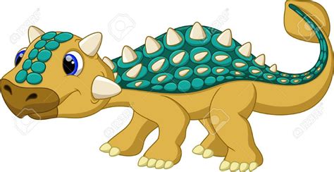 Cute Ankylosaurus Cartoon Royalty Free Cliparts, Vectors, And Stock ...