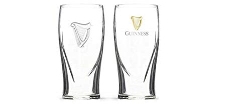 Guinness Irish Pint Beer Glasses 16oz - Set of 2 — The Beer Connoisseur ...