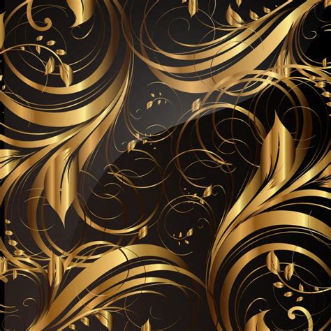 Gold pattern patterns (22786) Free EPS Download / 4 Vector