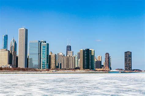 Chicago Winter Skyline Snow Stock Photos, Pictures & Royalty-Free Images - iStock