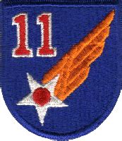 11th AIR FORCE PATCH ARMY AIR FORCE