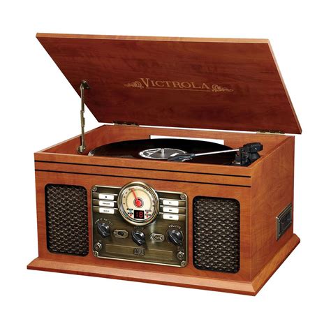 Innovative Technology 6-in-1 Victrola Entertainment Center - Walmart.com