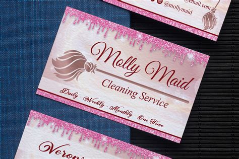 Cleaning Service Business Cards Templates Free