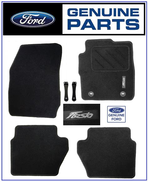 NEW Genuine MK7 2008-2011 Ford Fiesta Tailored Carpet Mat Set Front ...