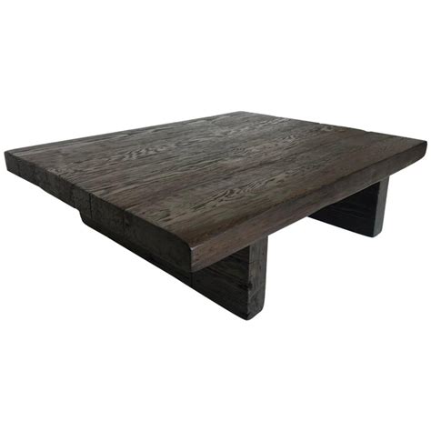 Dos Gallos Custom Reclaimed Wood Rustic Modern Coffee Table For Sale at 1stdibs
