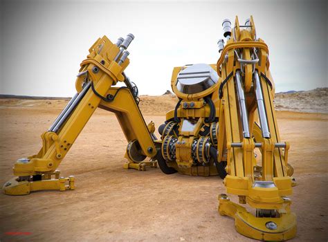 Spider Crane by timdiaz | Construction vehicles, Mechanical design, Robots concept